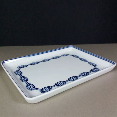 hermes trinket tray|hermes porcelain tray.